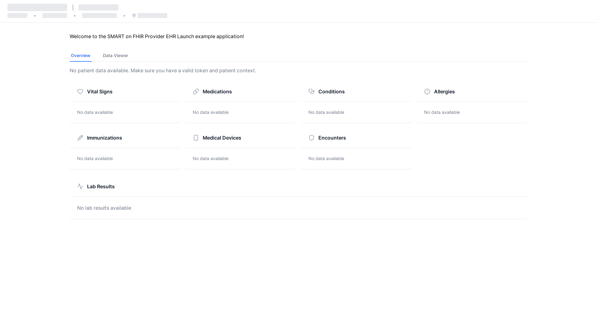 website screenshot of https://smart-provider-ehr-launch-app-epic.pages.dev/