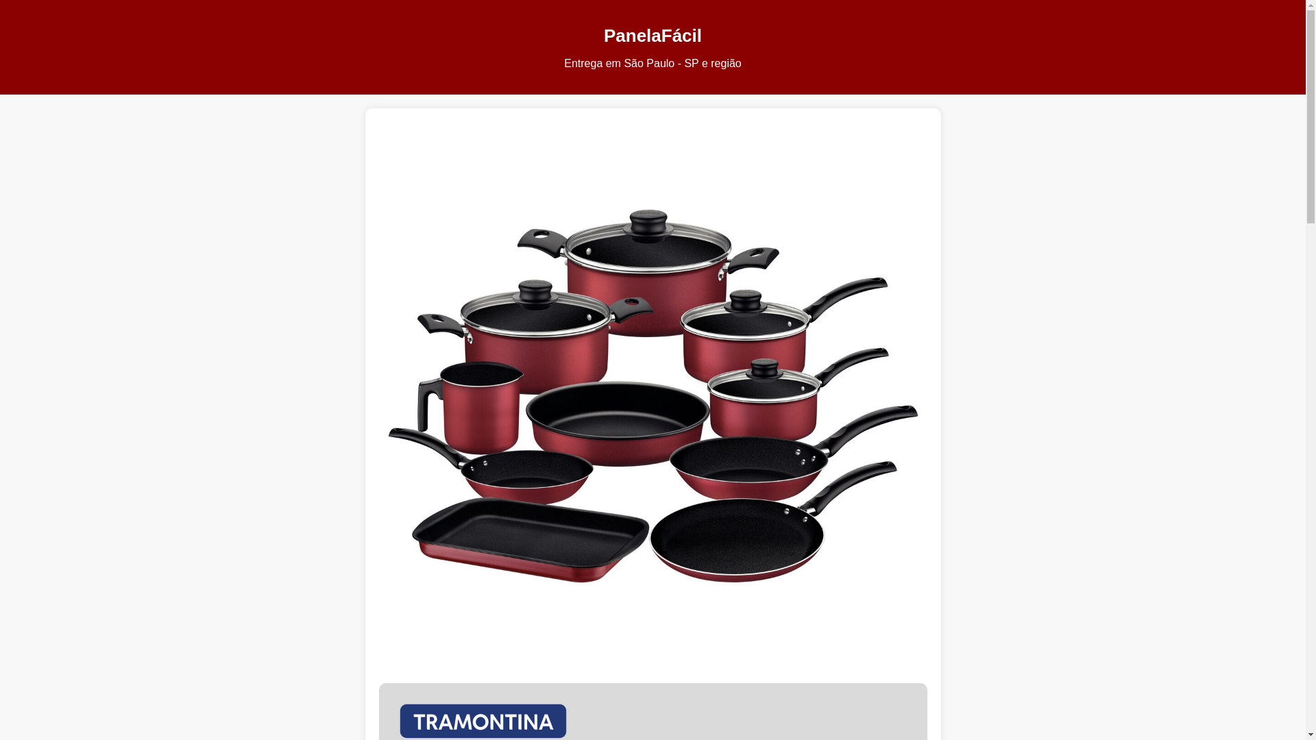 website screenshot of https://panelafacil.com.br/