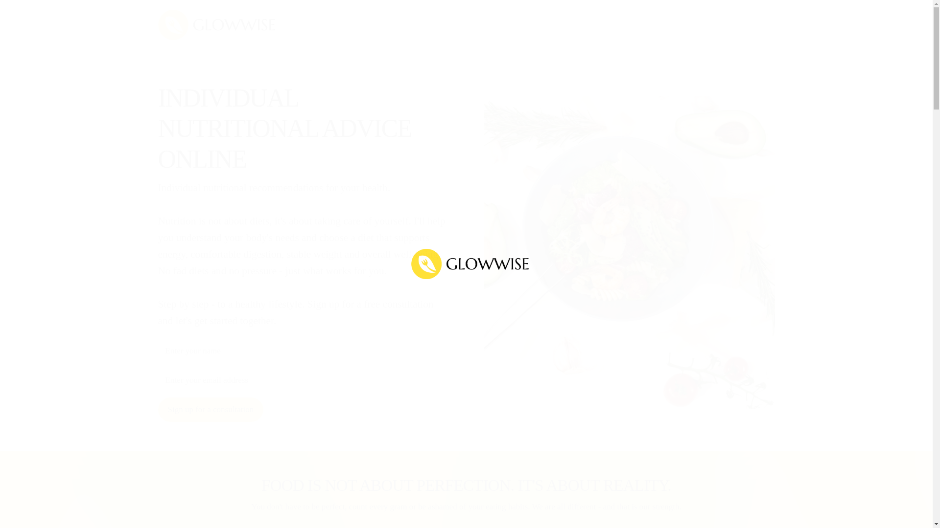 website screenshot of https://glowwisecare.info/