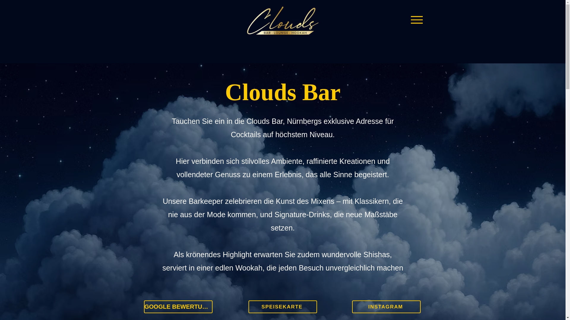 website screenshot of https://cloudsbar.de/