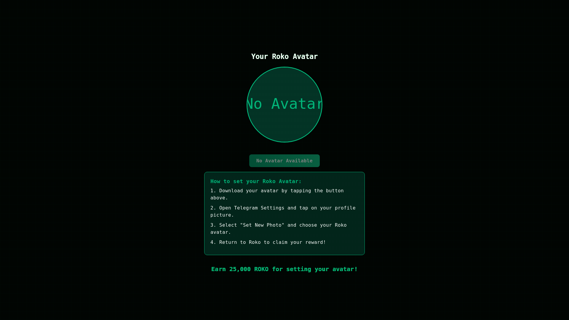 website screenshot of https://avatars-ck7.pages.dev/