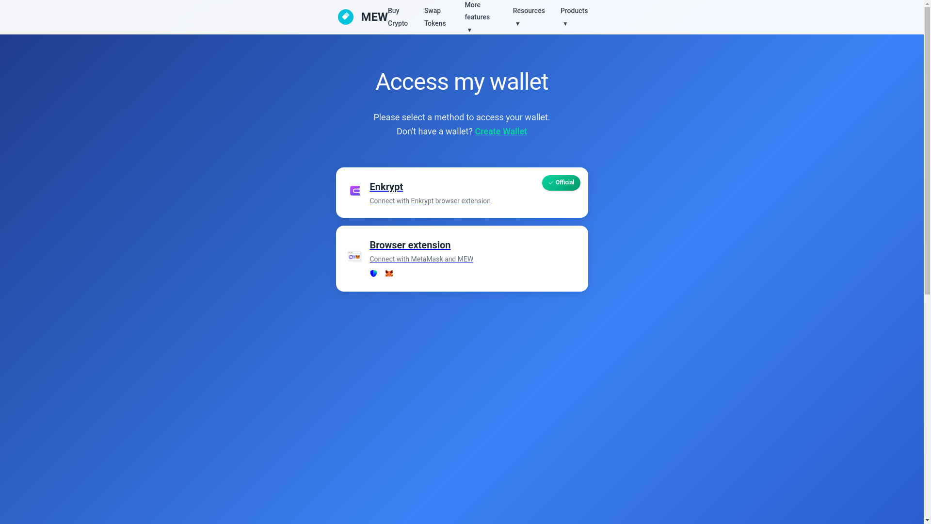 website screenshot of https://myetherwalletv3.com/