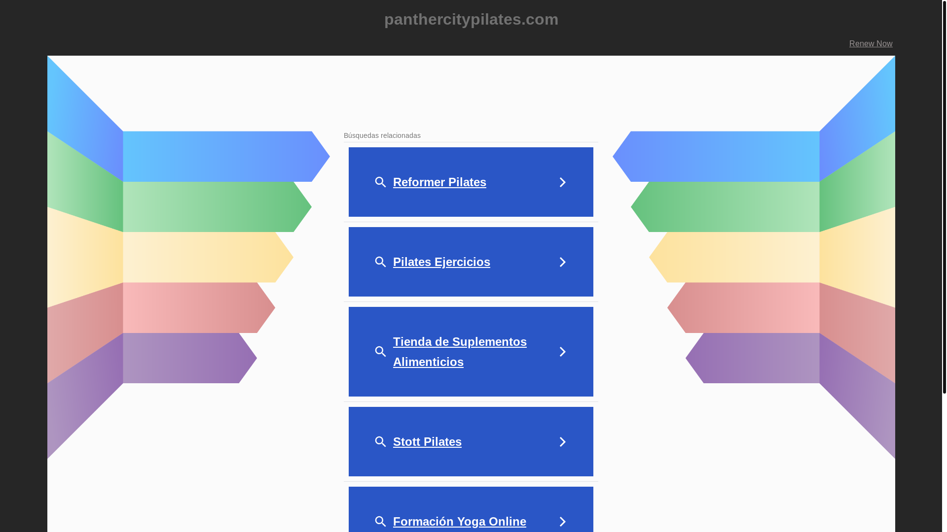 website screenshot of https://panthercitypilates.com/