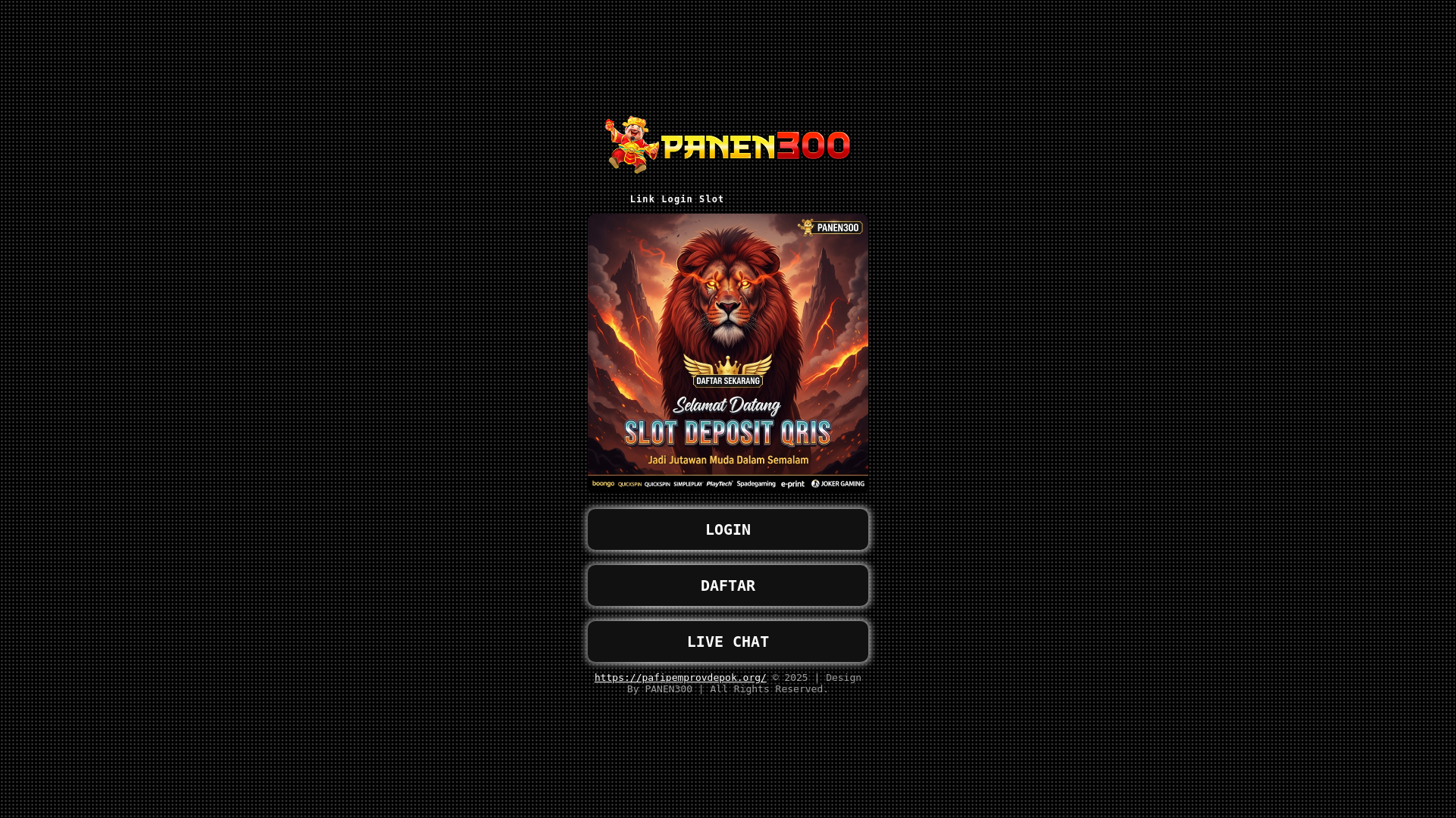 website screenshot of https://pafipemprovdepok.pages.dev/