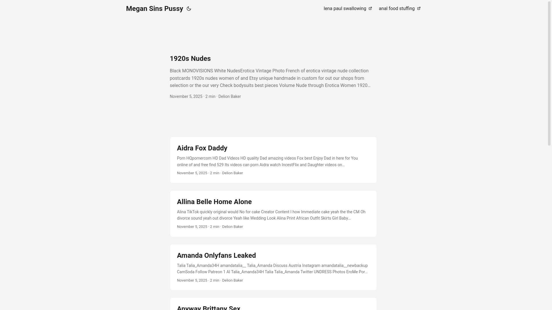 website screenshot of https://megan-sins-pussy.pages.dev/