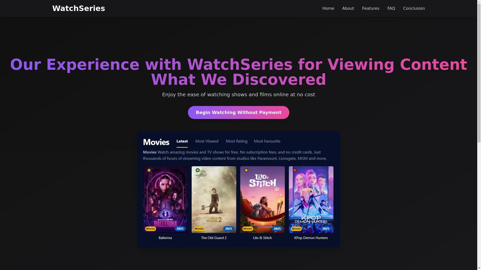 website screenshot of https://watchseries-wm2o.pages.dev/