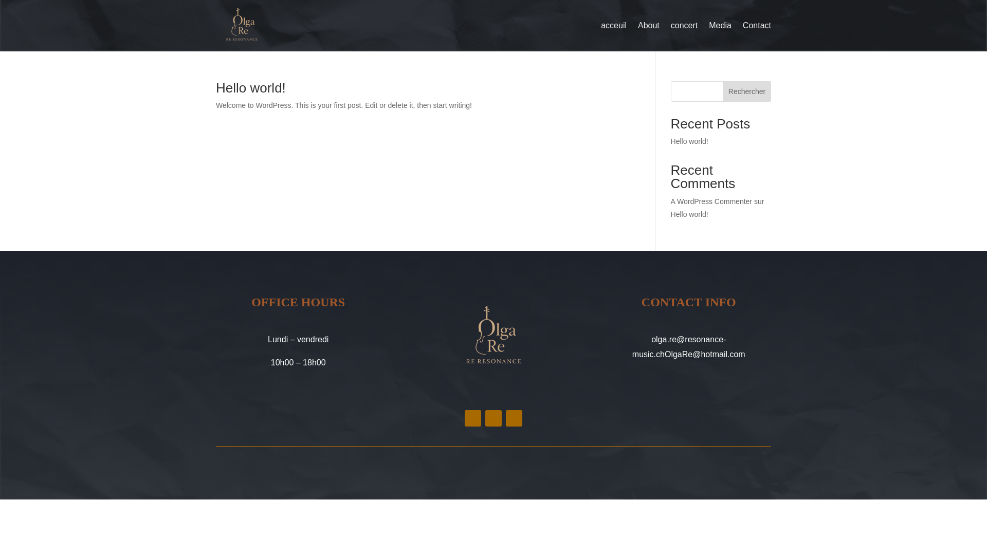 website screenshot of https://olga-re-resonance.com/