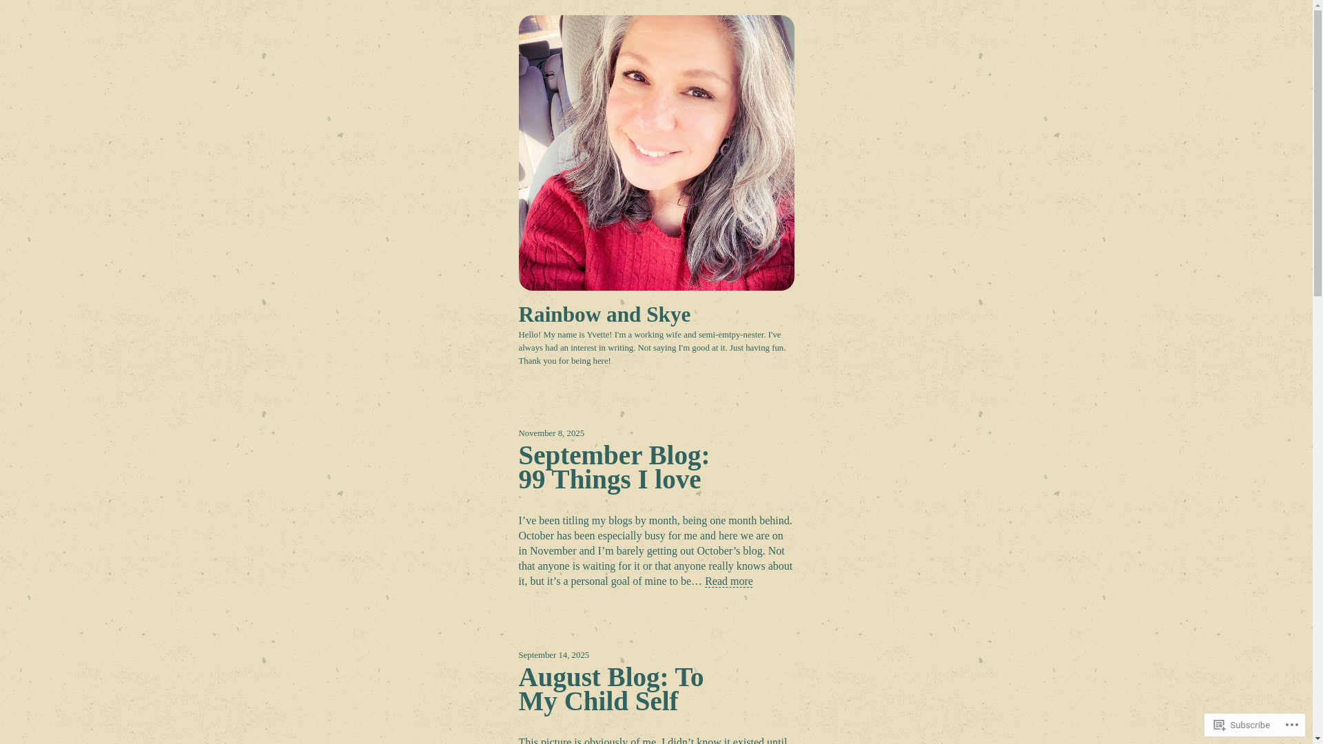 website screenshot of https://rainbowandskye.com/