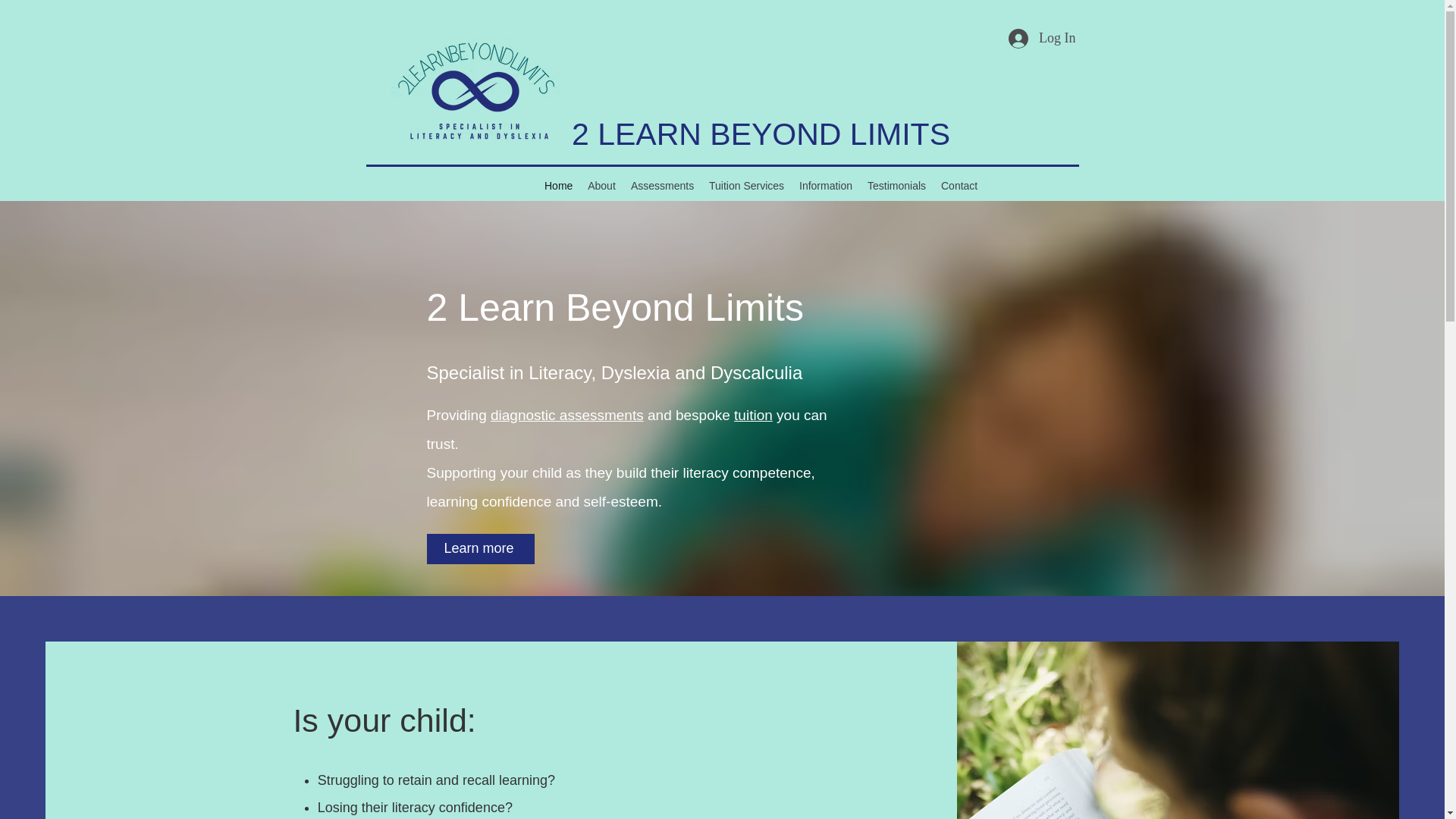website screenshot of https://dyslexiaassessmentsyorkshire.co.uk/
