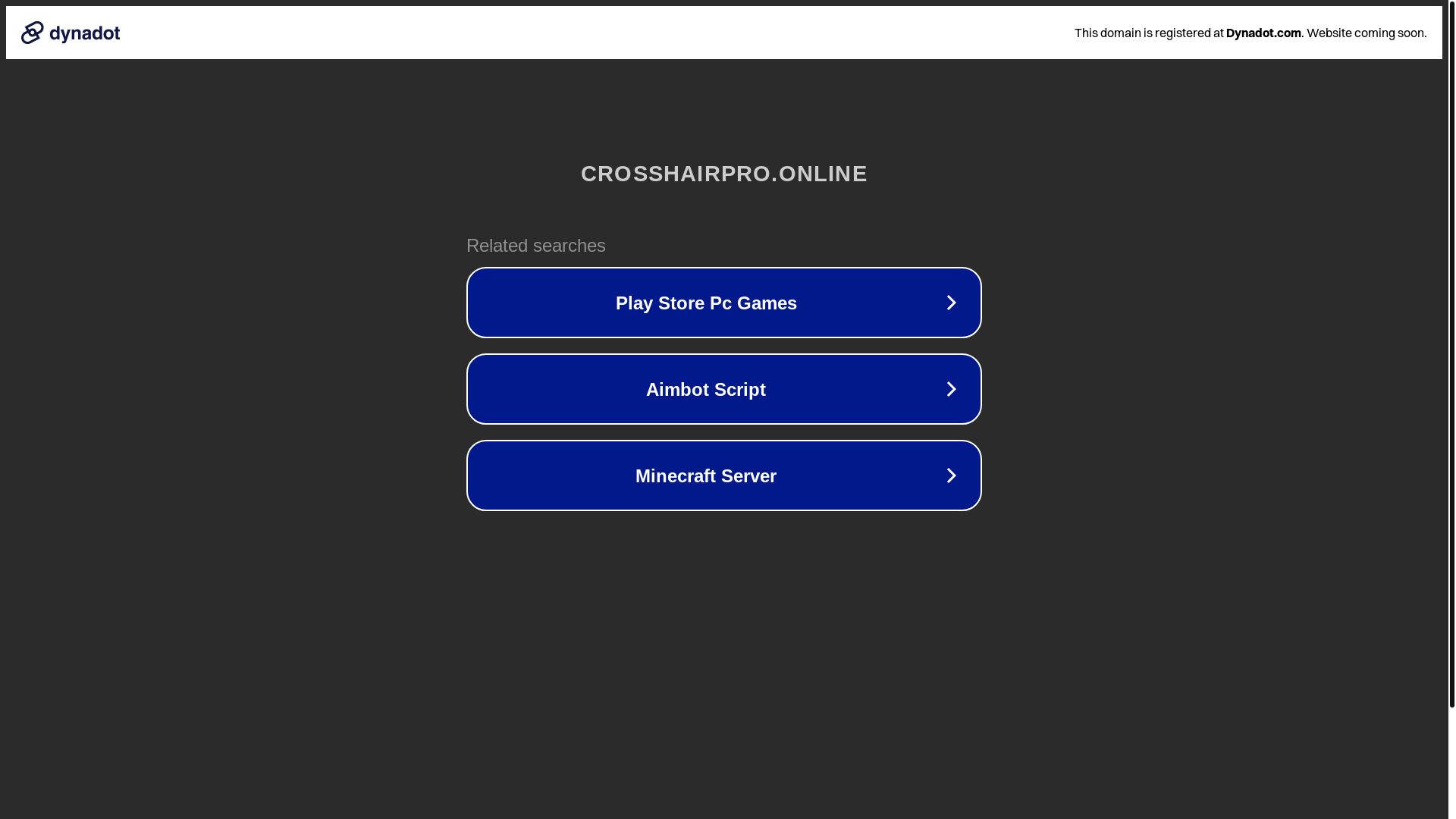 website screenshot of https://crosshairpro.online/
