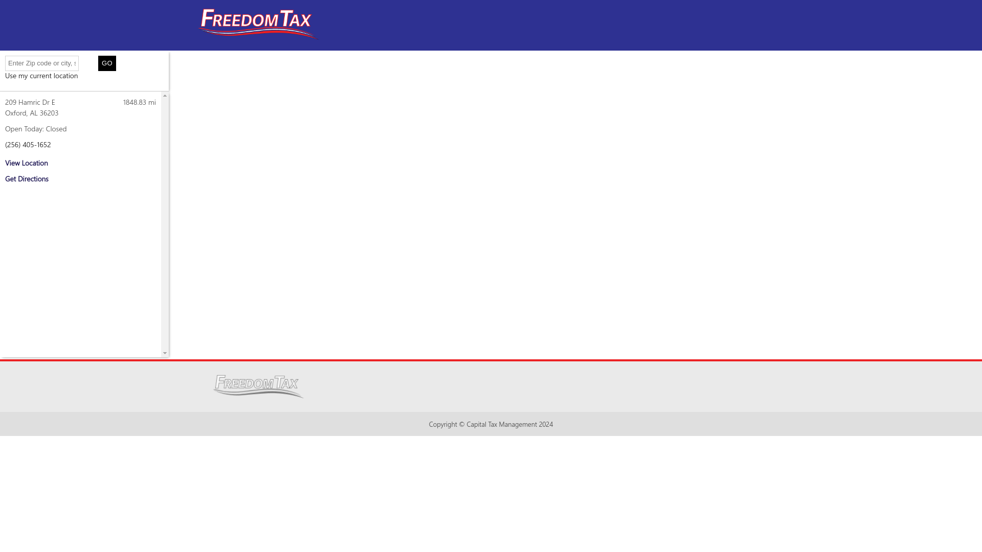 website screenshot of https://lp-freedomtaxga.pages.dev/
