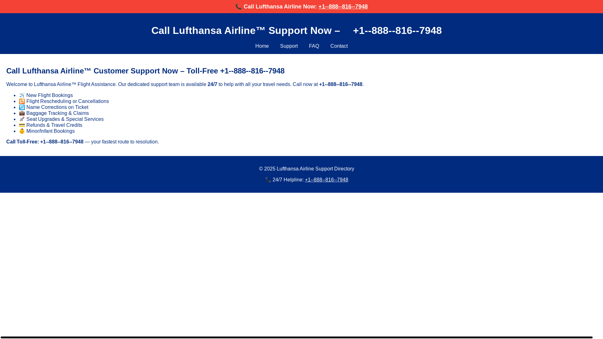 website screenshot of https://lufthansa-airline-customer-service-helpline.pages.dev/