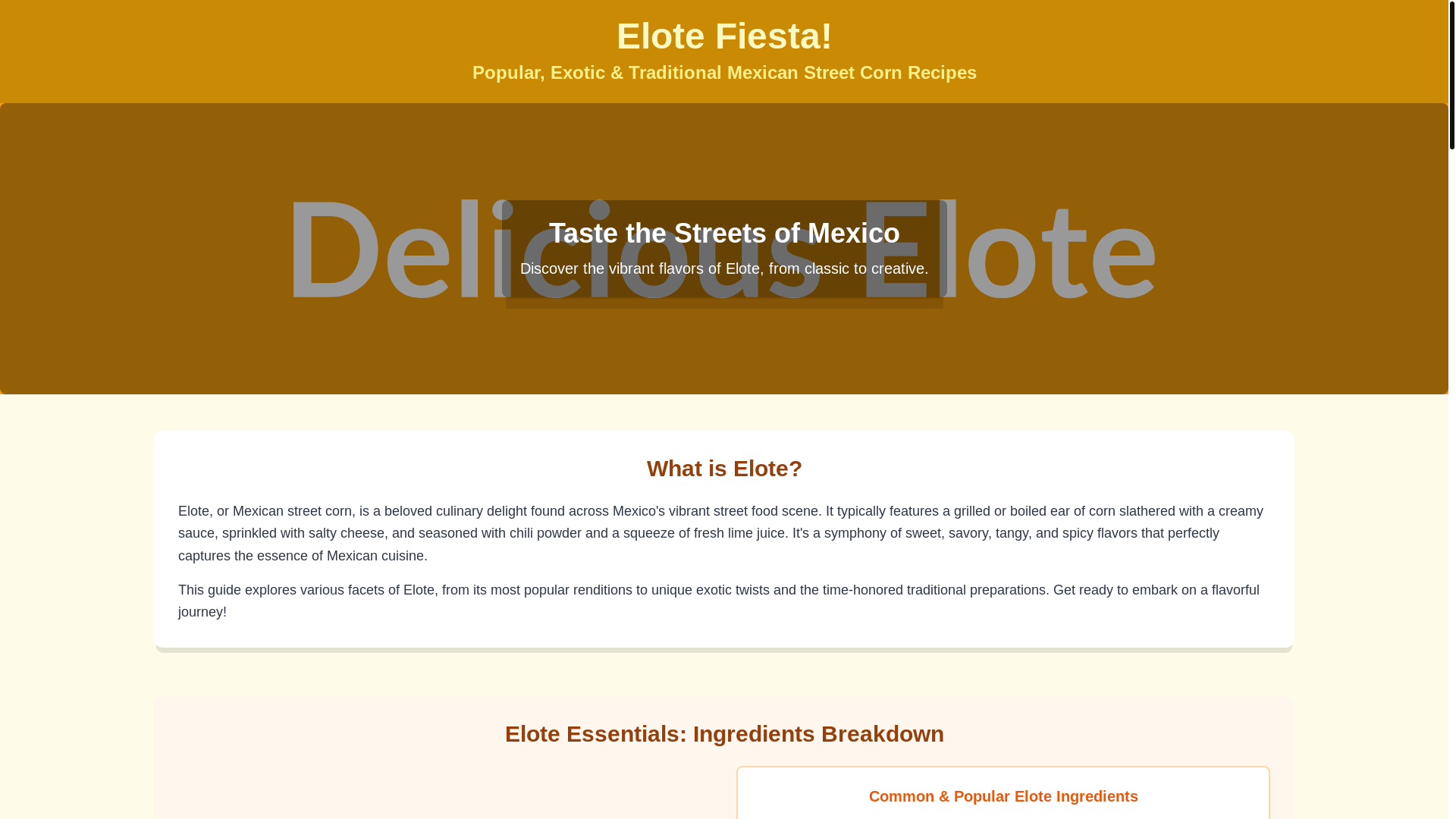 website screenshot of https://elotes.pages.dev/