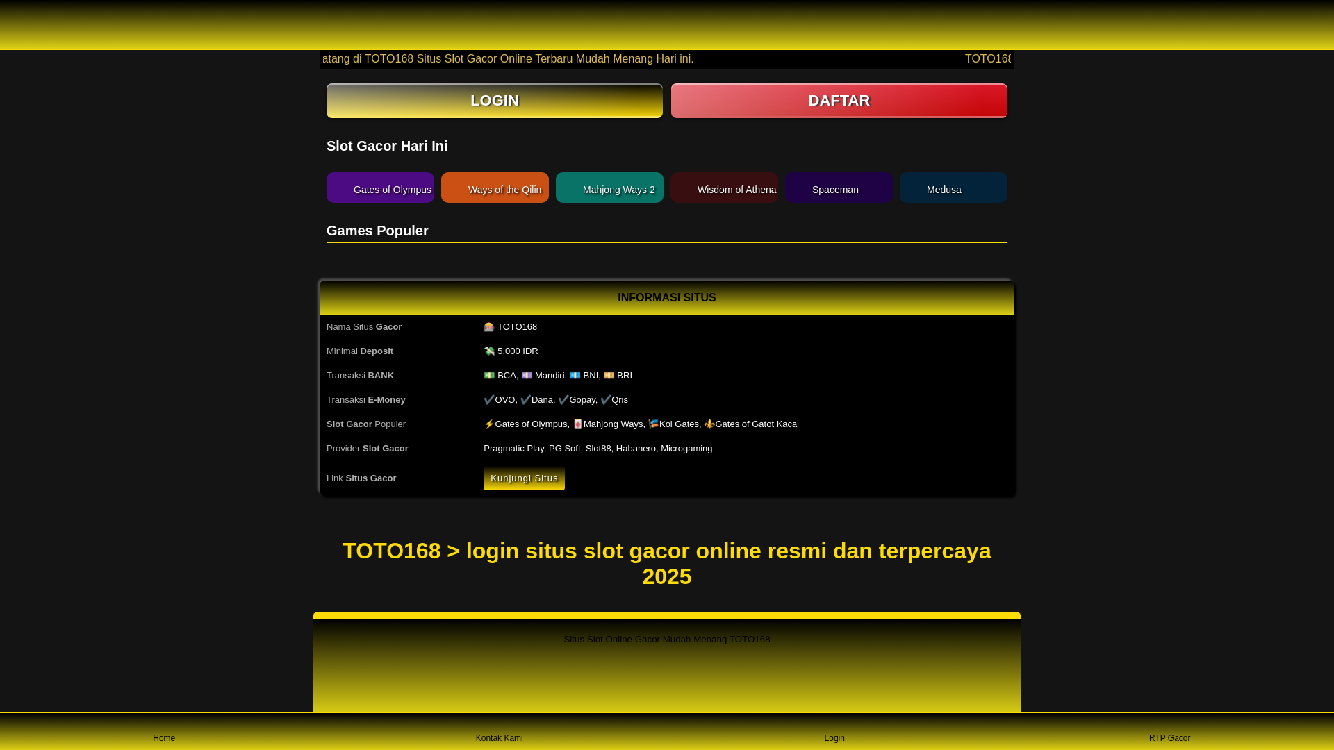 website screenshot of https://faqtraineeglobo2018-toto168.pages.dev/