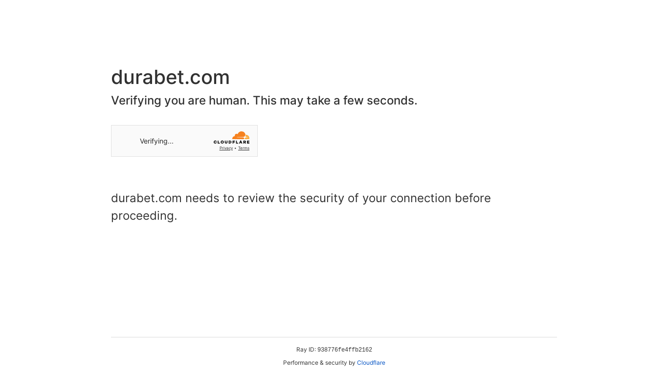 website screenshot of https://durabet.com/