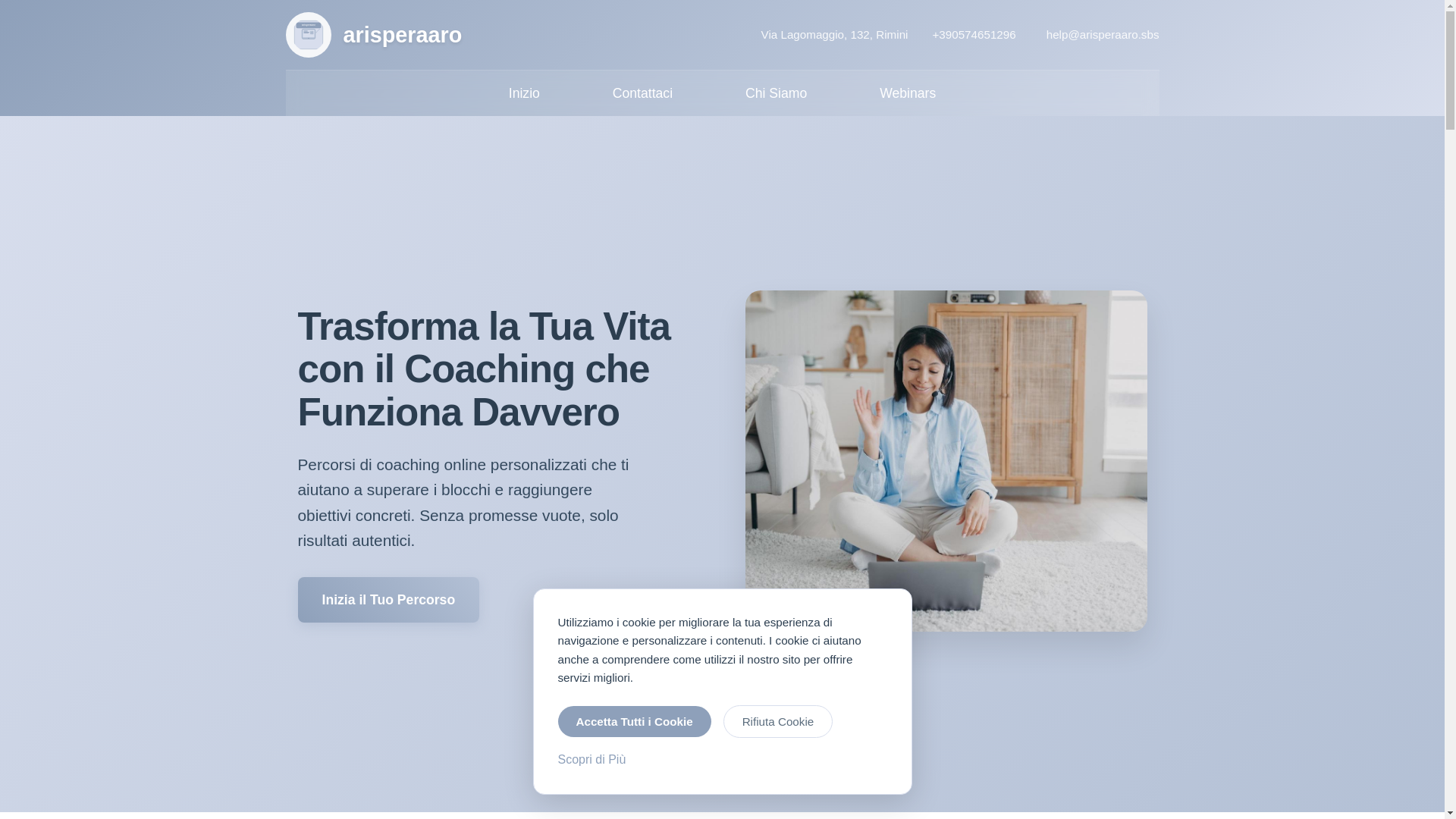 website screenshot of https://arisperaaro.sbs