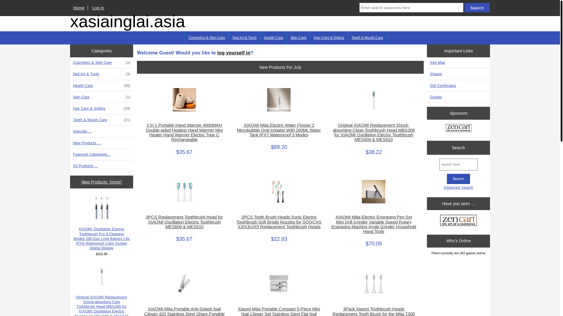 website screenshot of https://xasiainglai.asia/