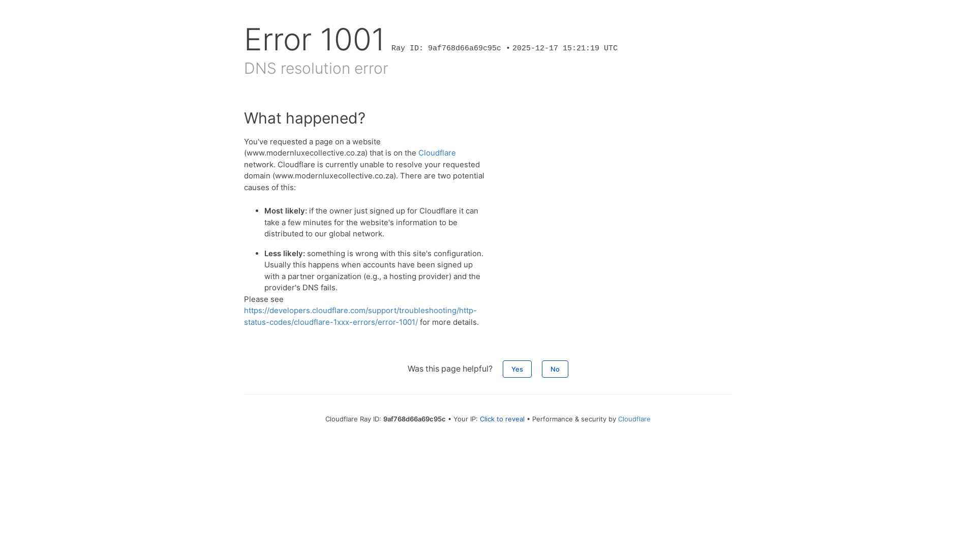 website screenshot of https://modernluxecollective.co.za/