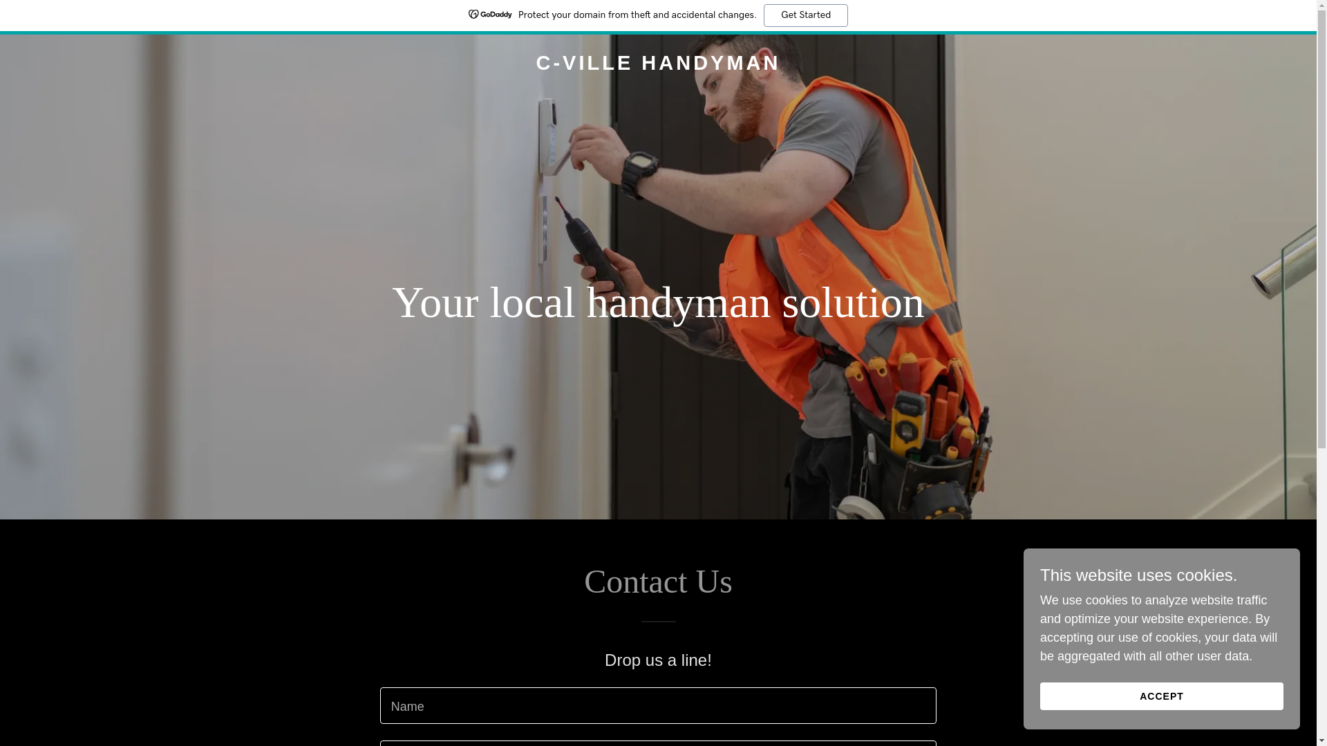 website screenshot of https://c-villehandyman.com/