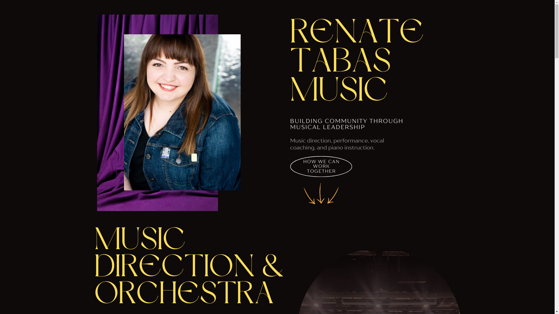 website screenshot of https://renatetabasmusic.com/
