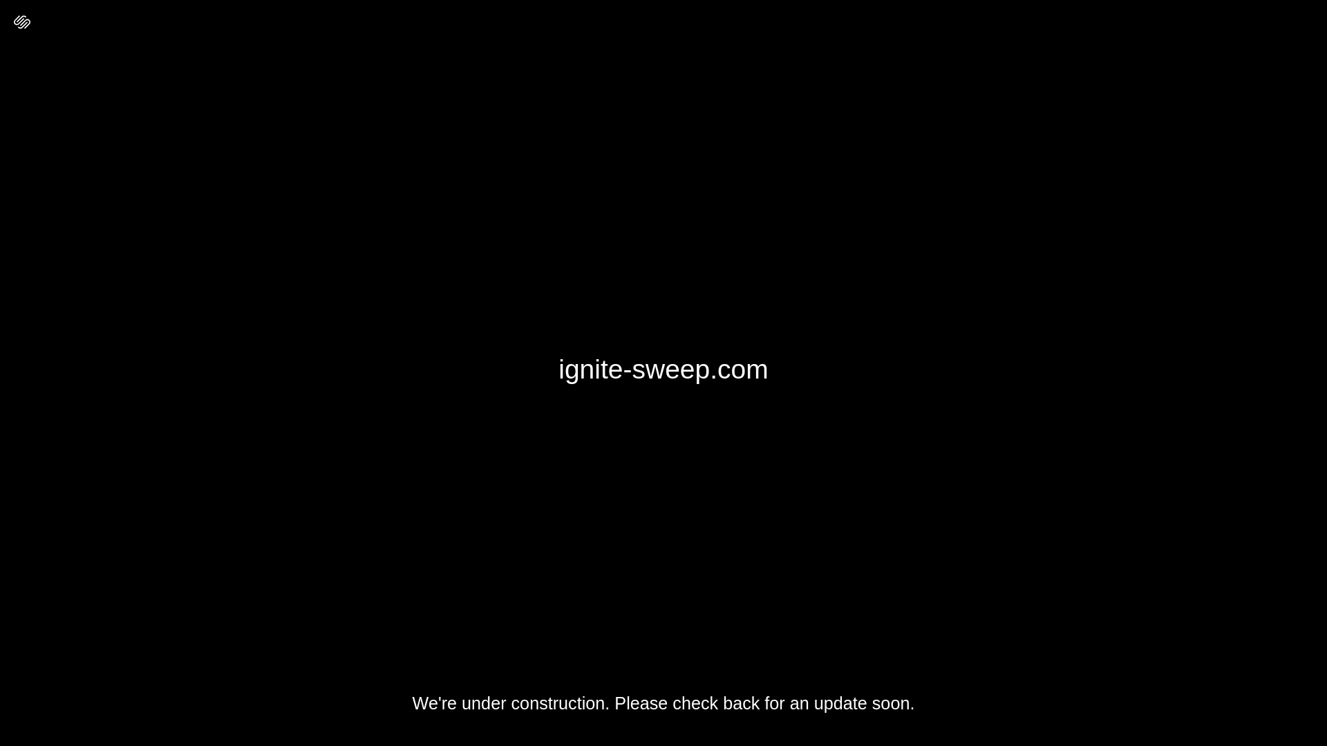 website screenshot of https://ignite-sweep.com/