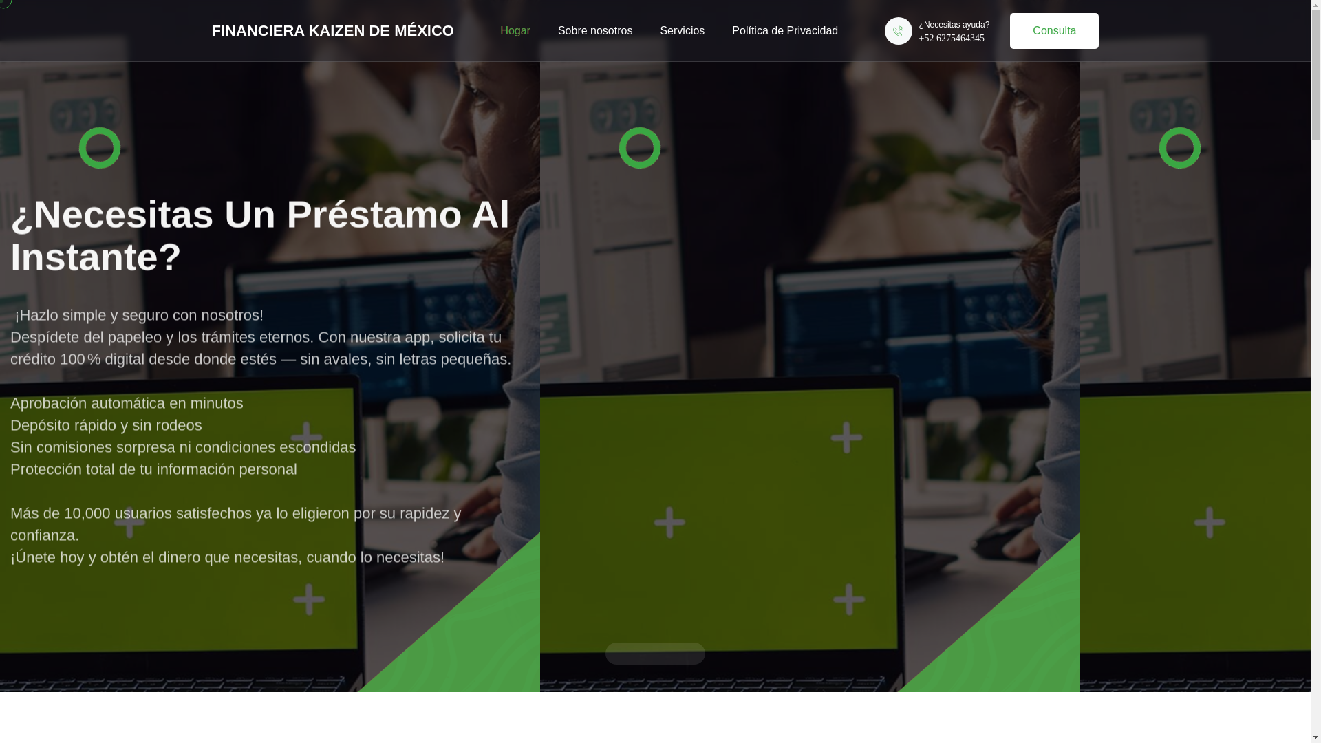 website screenshot of https://www-financierakaizen-com-mx.pages.dev/