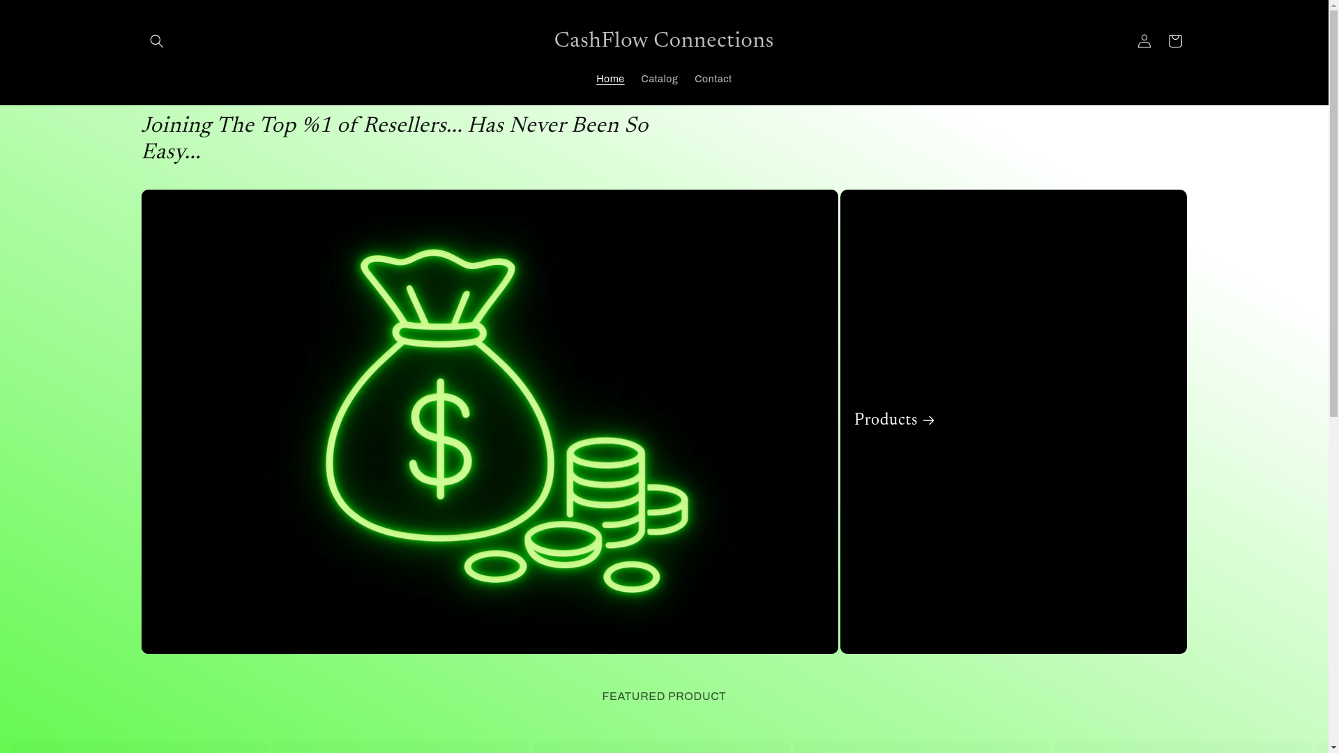 website screenshot of https://cashflowconnections.org/