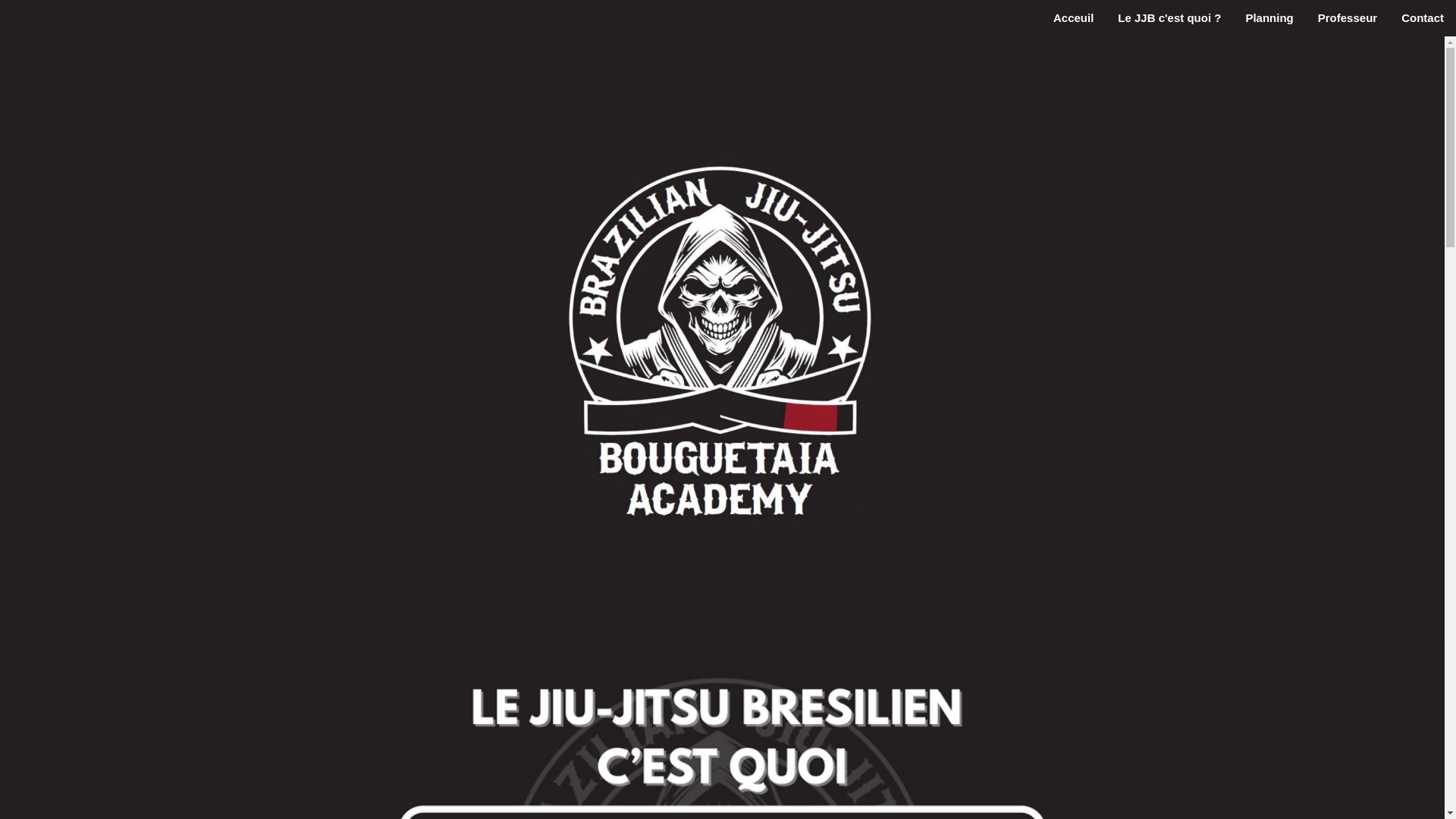 website screenshot of https://jjbbouguetaiaacademynimes.com/