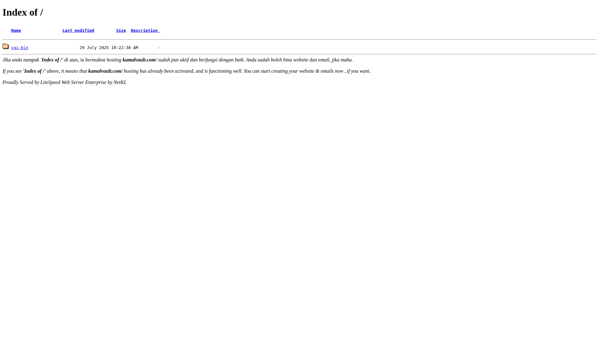 website screenshot of https://kamalvault.com/
