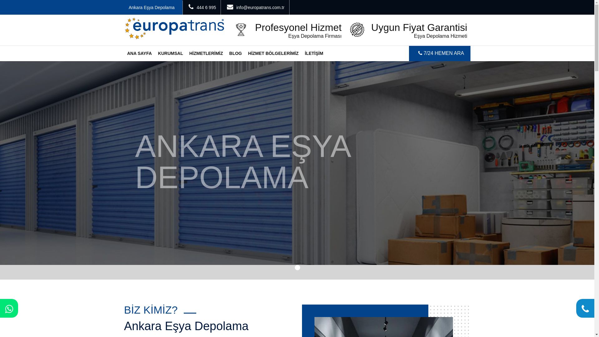 website screenshot of https://esyadepolamafirmasi.tr/