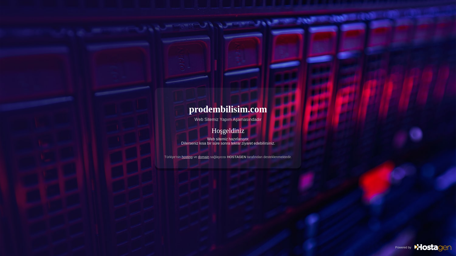 website screenshot of https://prodembilisim.com/