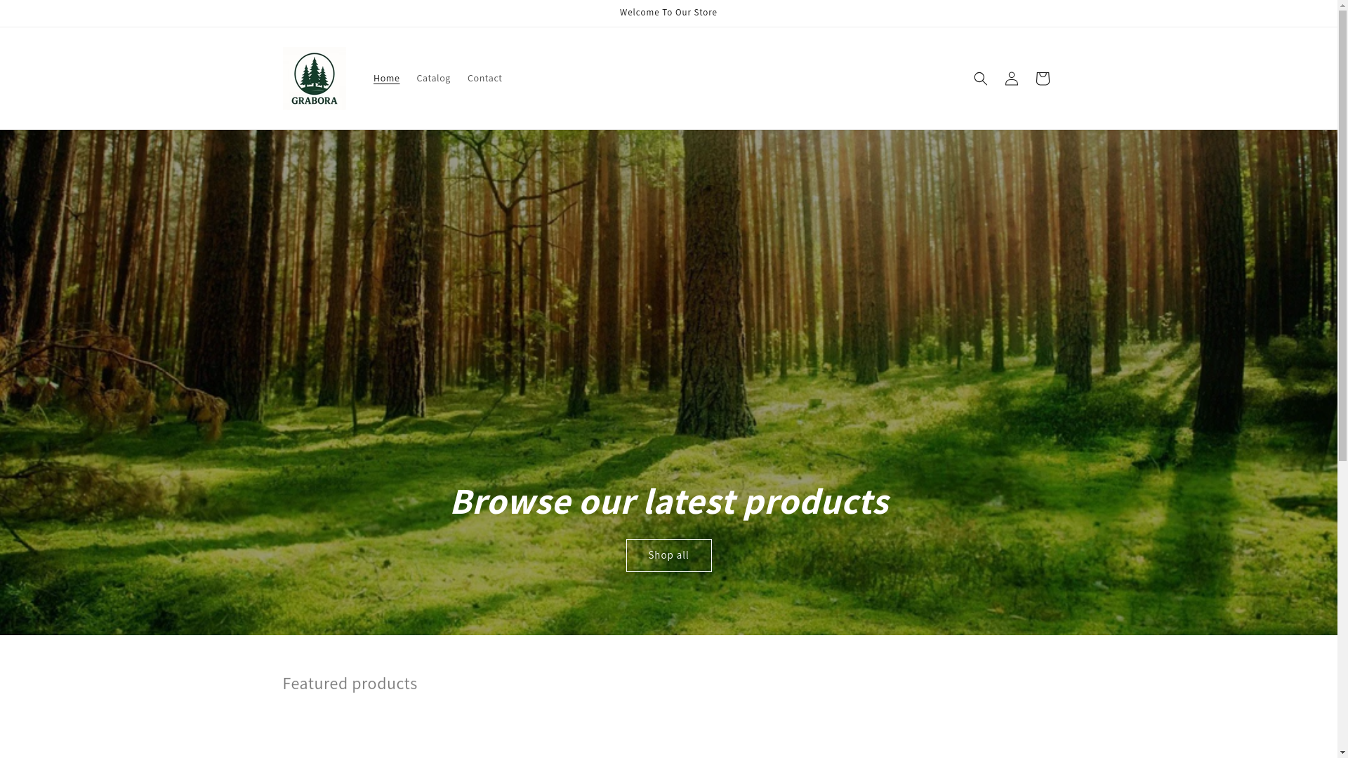 website screenshot of https://grabvana.store/