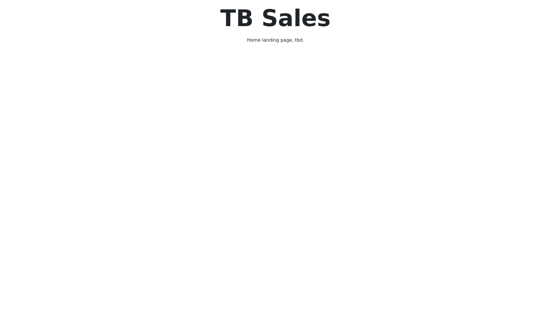 website screenshot of https://tbsales-site.pages.dev/