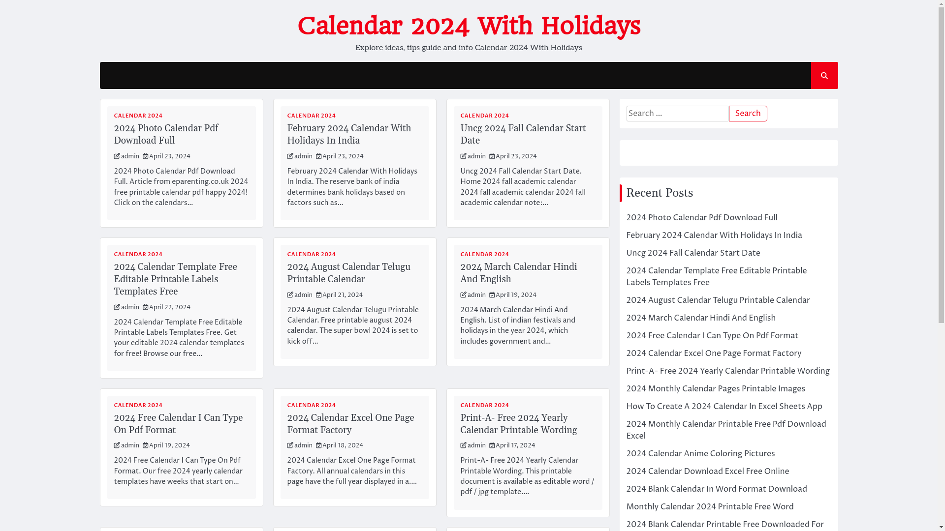 website screenshot of https://calendar2025blank.pages.dev/