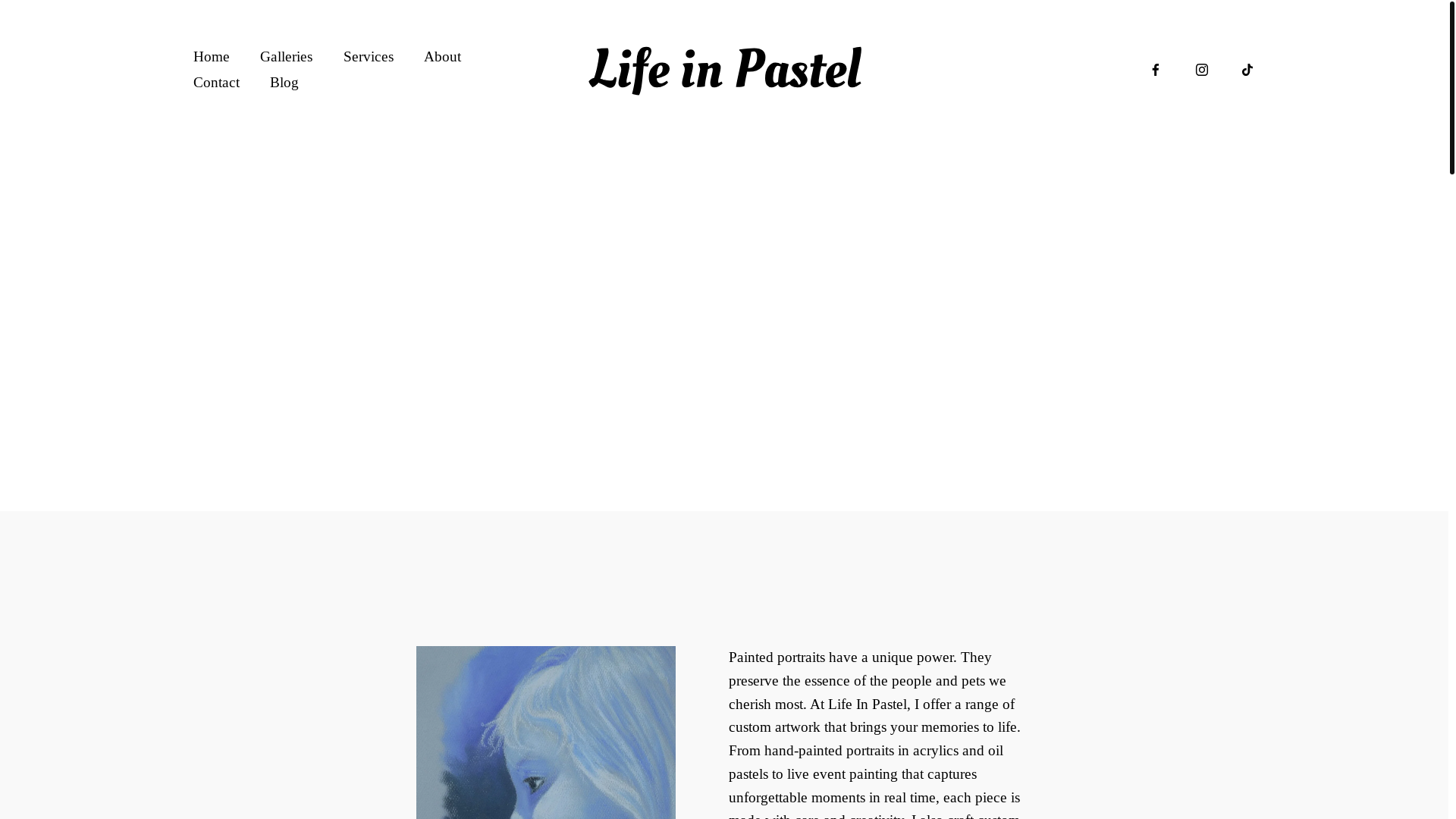 website screenshot of https://lifeandcolorstudio.com/