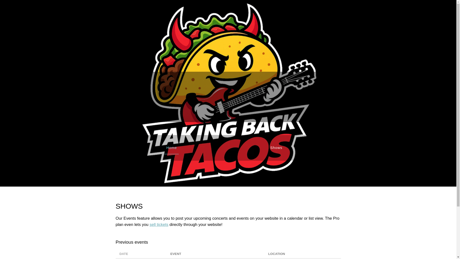 website screenshot of https://takingbacktacos.com/
