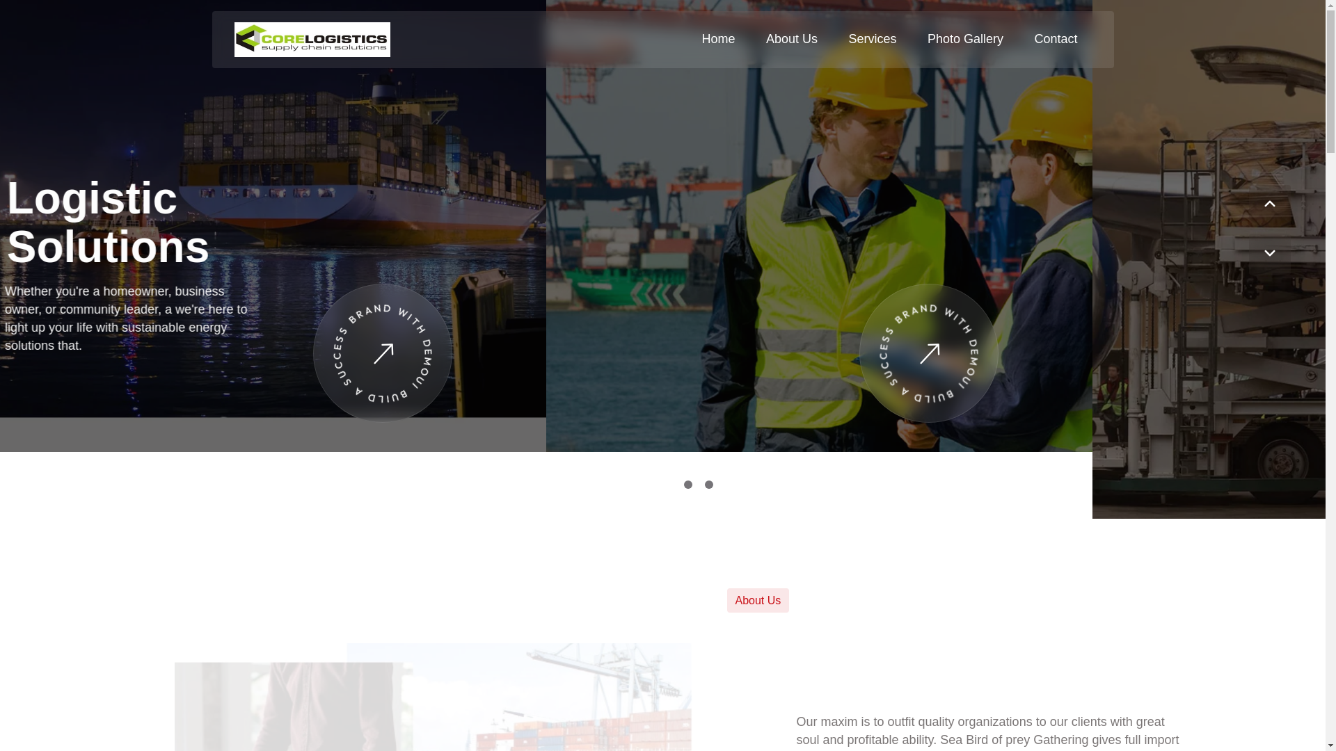 website screenshot of https://corelogistics.com.pk