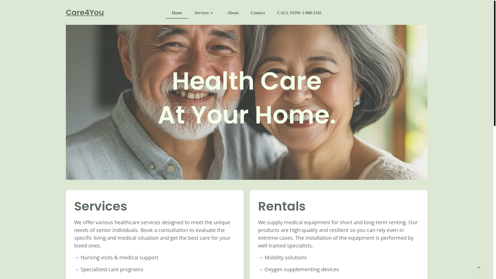website screenshot of https://anisacareservices.com.au/