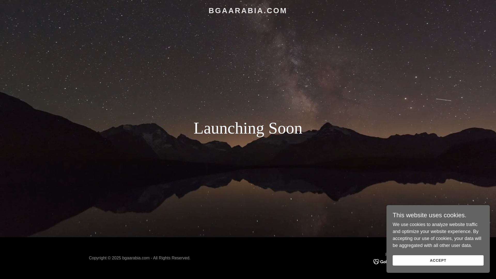 website screenshot of https://bgaarabia.com/