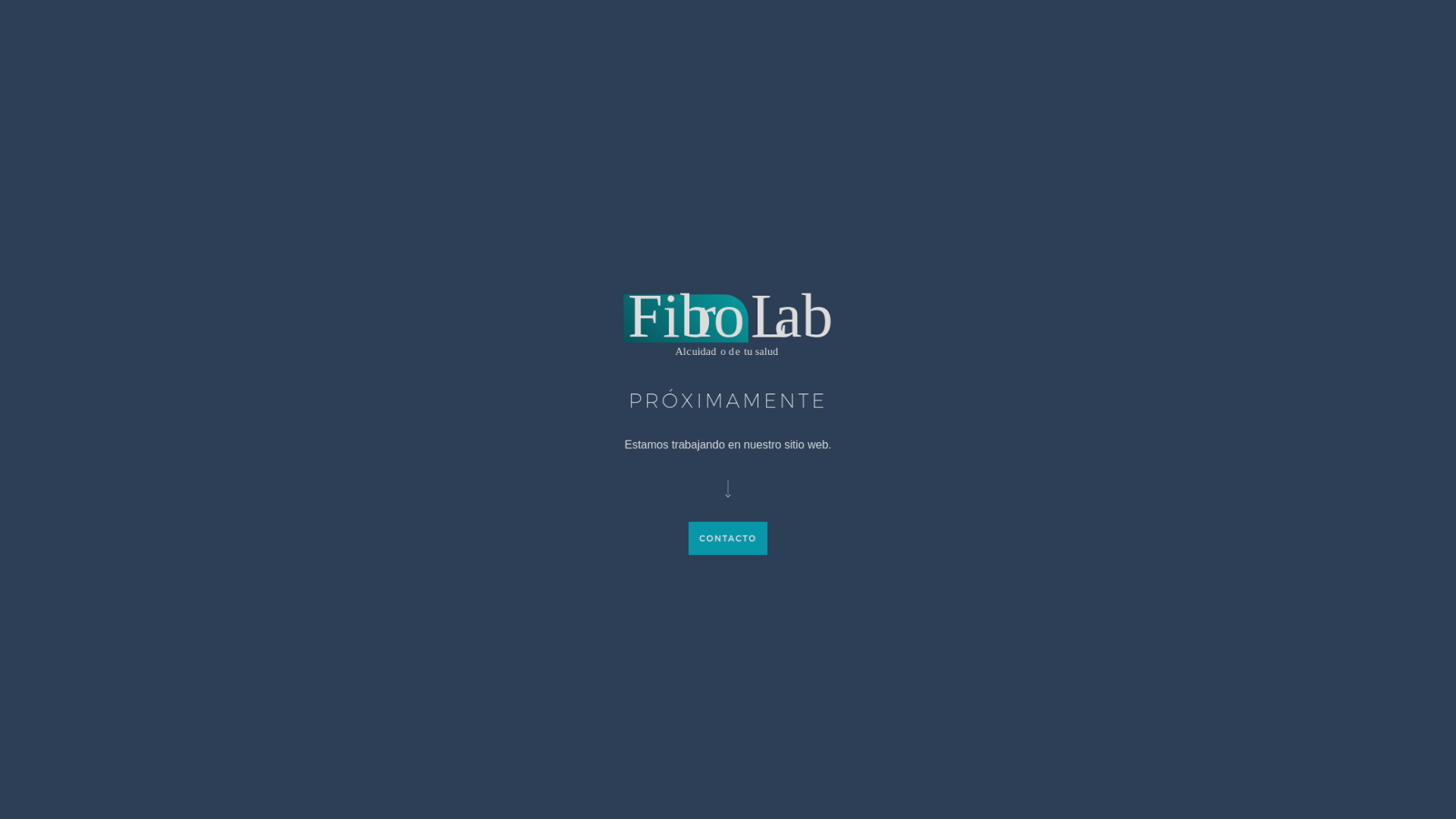 website screenshot of https://fibrolab.mx/