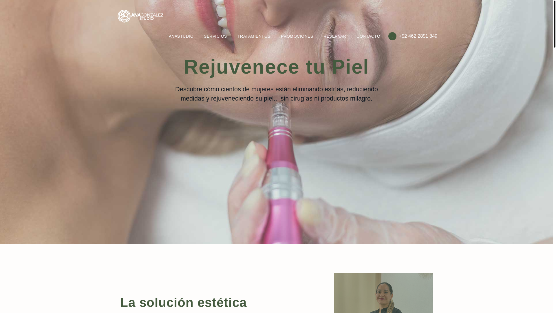 website screenshot of https://anagonzalezstudio.com/