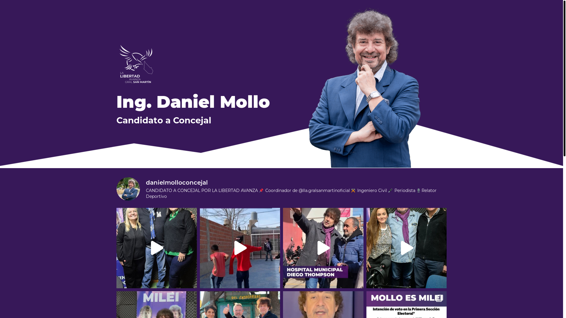 website screenshot of https://lalibertadavanzasm.com/