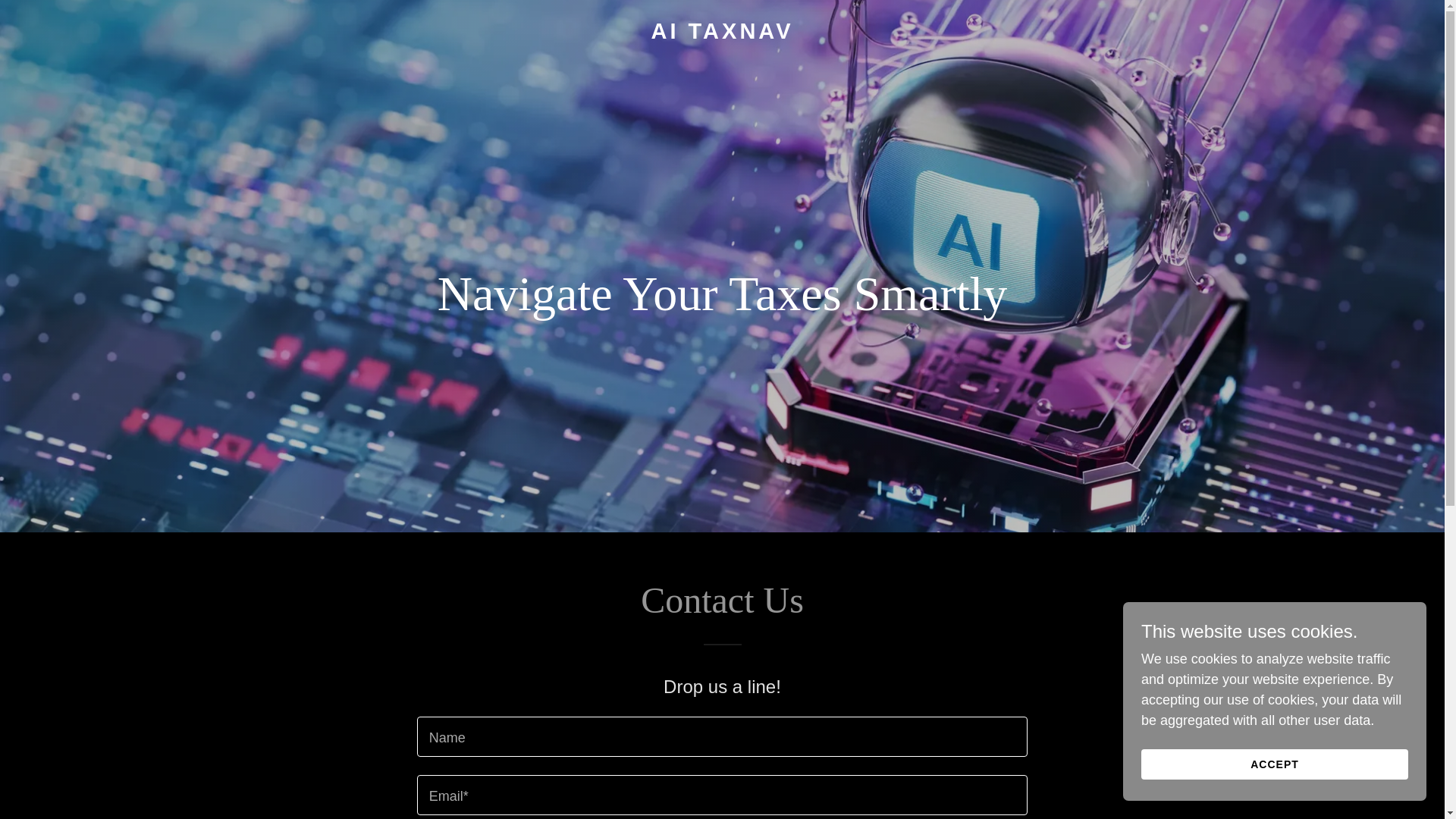 website screenshot of https://aitaxnav.com/