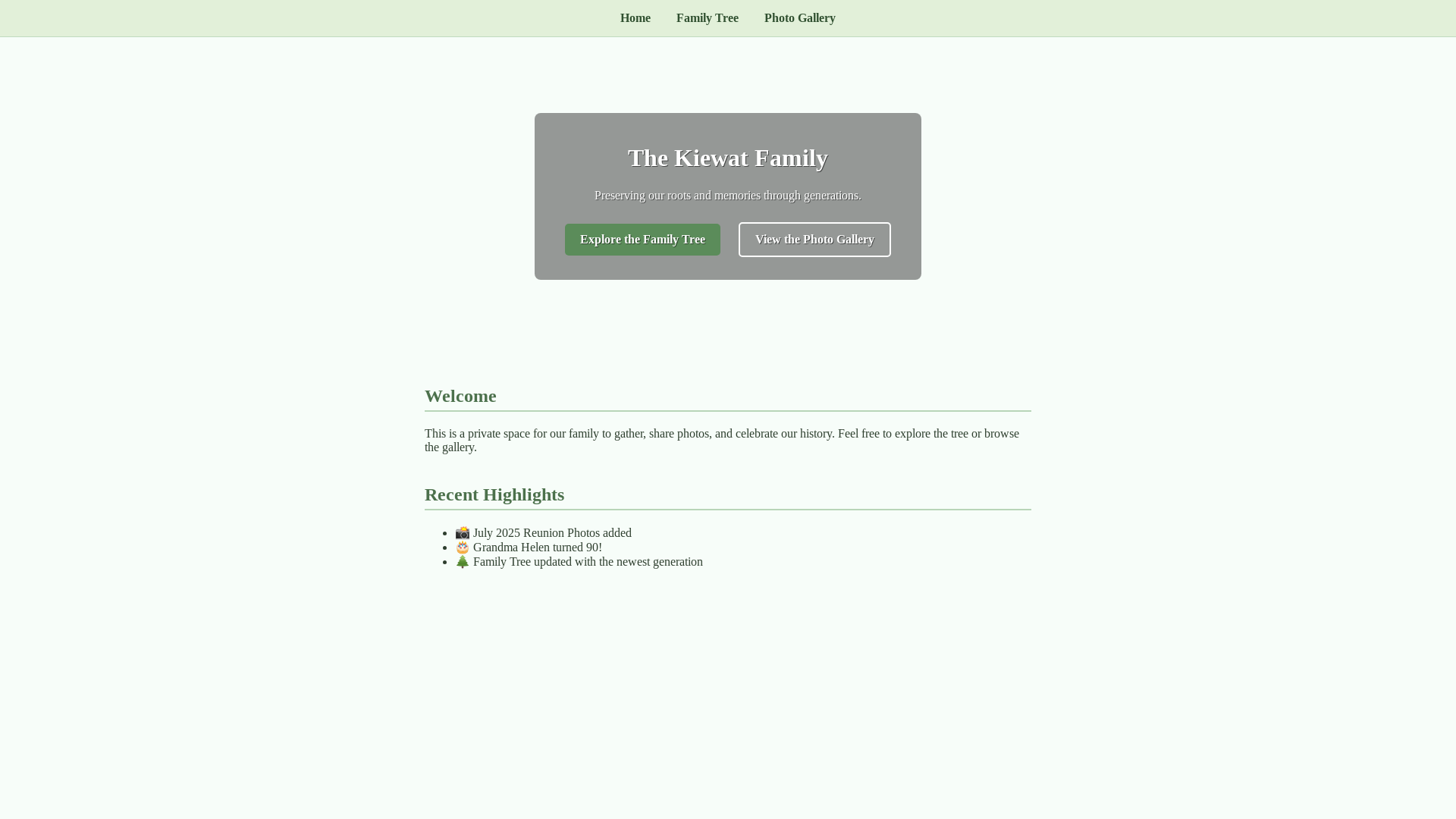website screenshot of https://family-site-dyy.pages.dev/