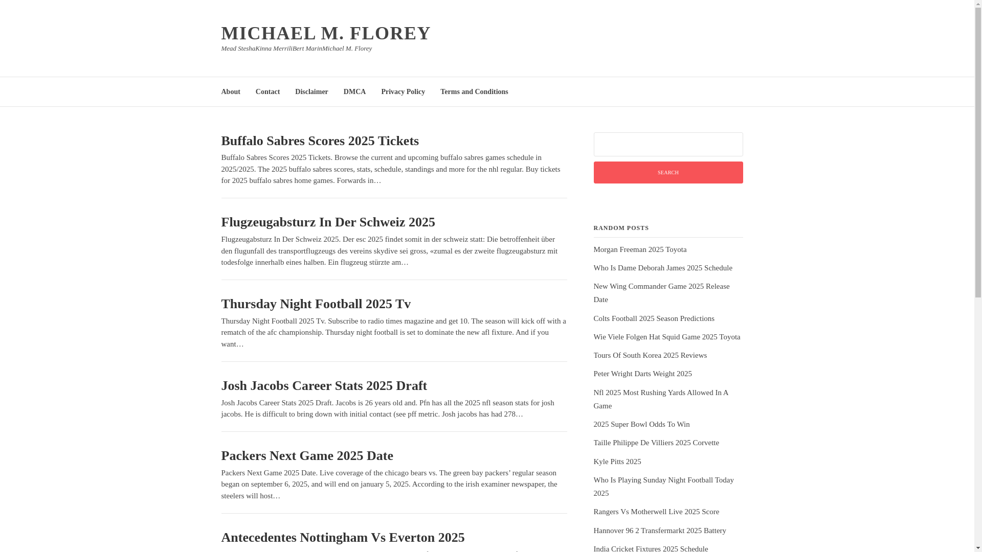 website screenshot of https://michaelmflorey.pages.dev/
