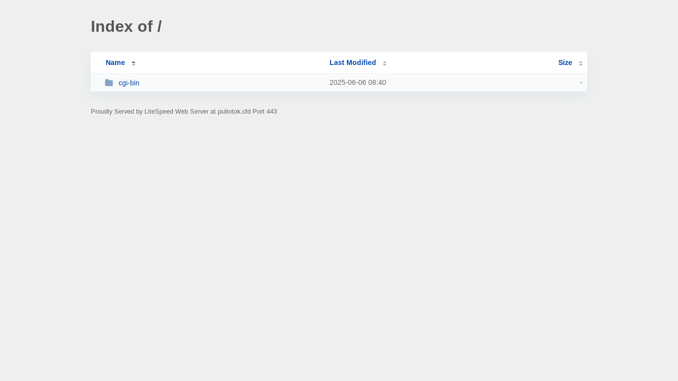 website screenshot of https://pultotok.cfd/