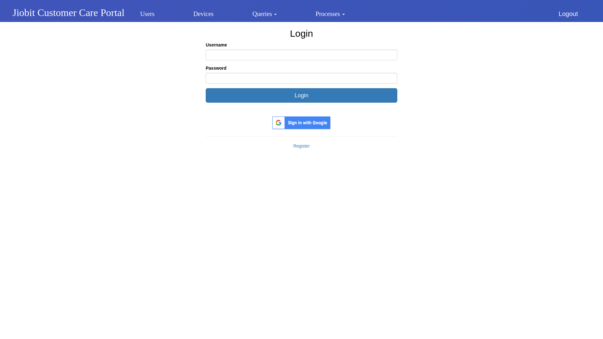 website screenshot of https://jiobit-customer-care-portal-production.pages.dev/