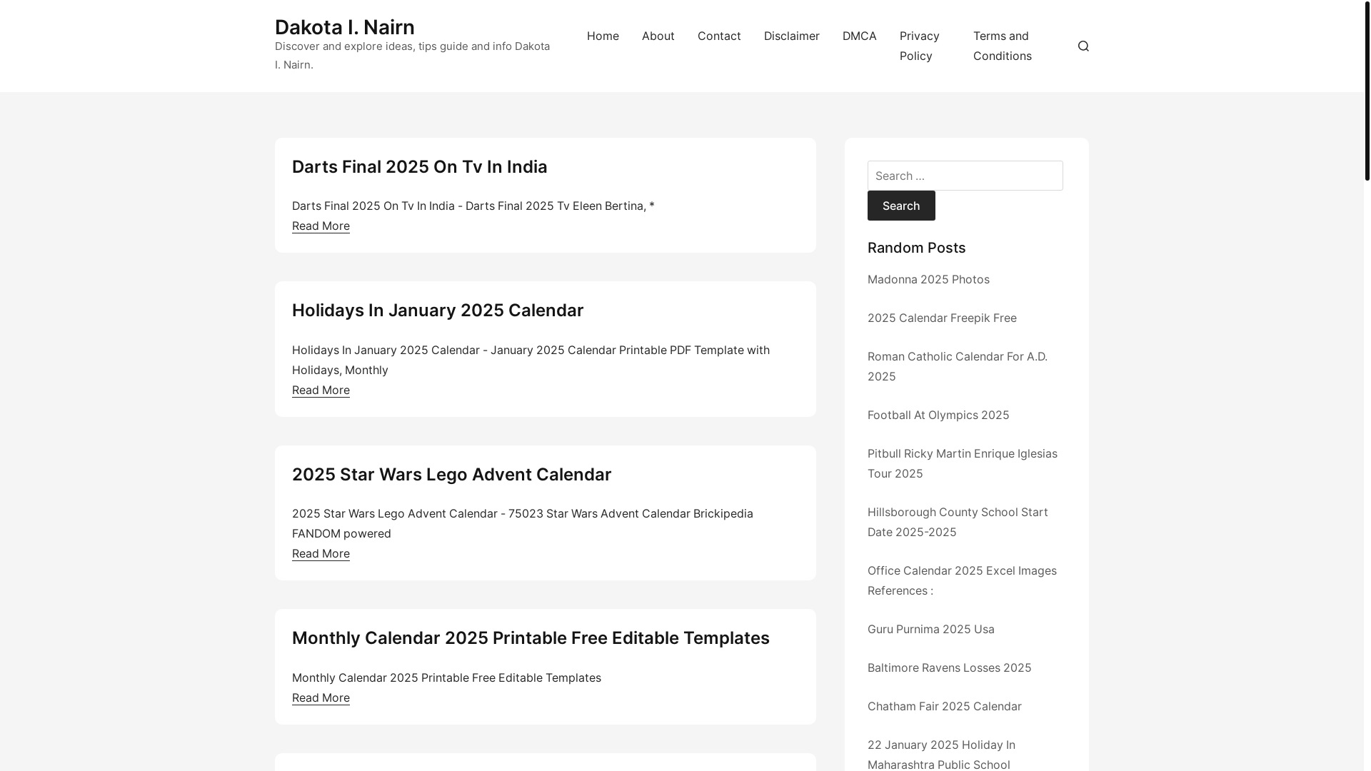 website screenshot of https://dakotainairn.pages.dev/