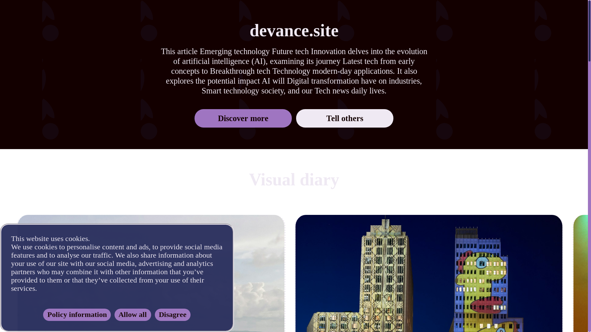 website screenshot of https://devance.site/