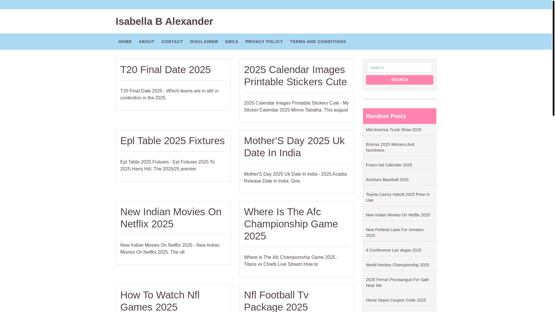 website screenshot of https://isabellabalexander.pages.dev/